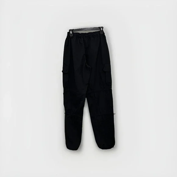 Garage Paxton Parachute Pants Size XS Black 100% Cotton Gorpcore Relaxed Pockets - Picture 12 of 12